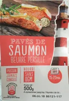 Pavés de saumon beurre persillé