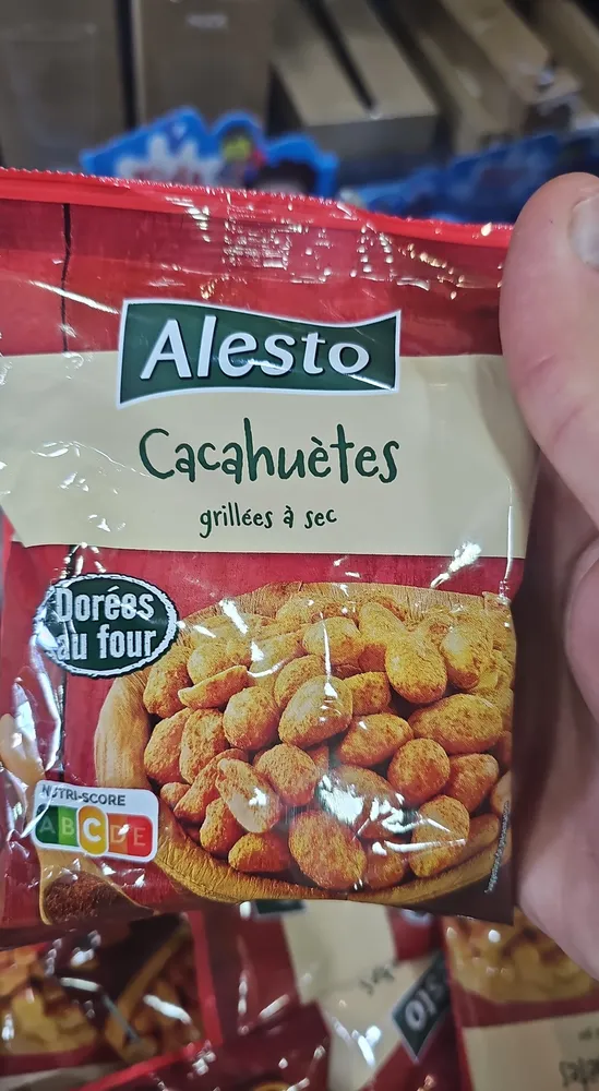 Cacahuètes grillées à sec