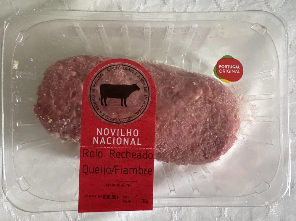 Rolo Recheado Queijo/Fiambre