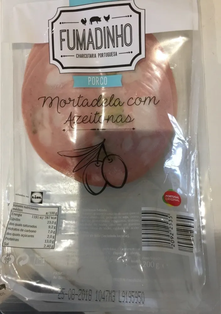 Mortadela com Azeitonas