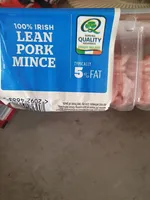 100% irish lean pork mince