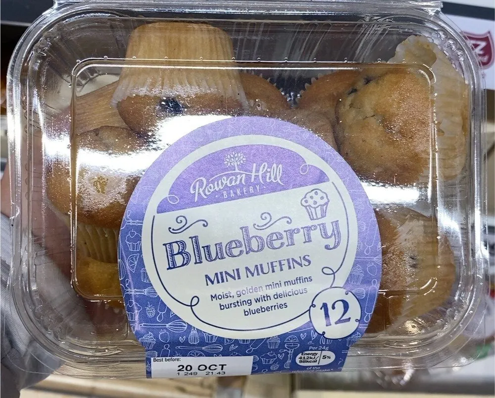 Blueberry mini muffins