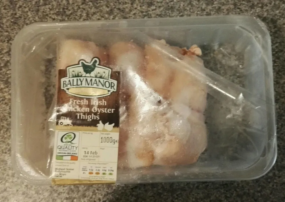Fresh Irish Chicken Oyster Thighs