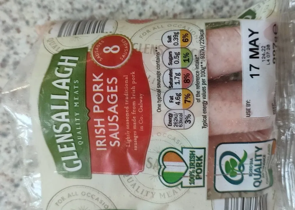 pork sausages