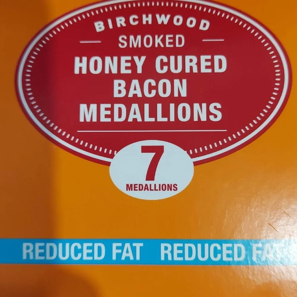 Honey cured bacon medallion