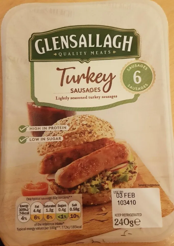 Turkey sausages