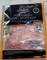 Irish carved honey roast ham