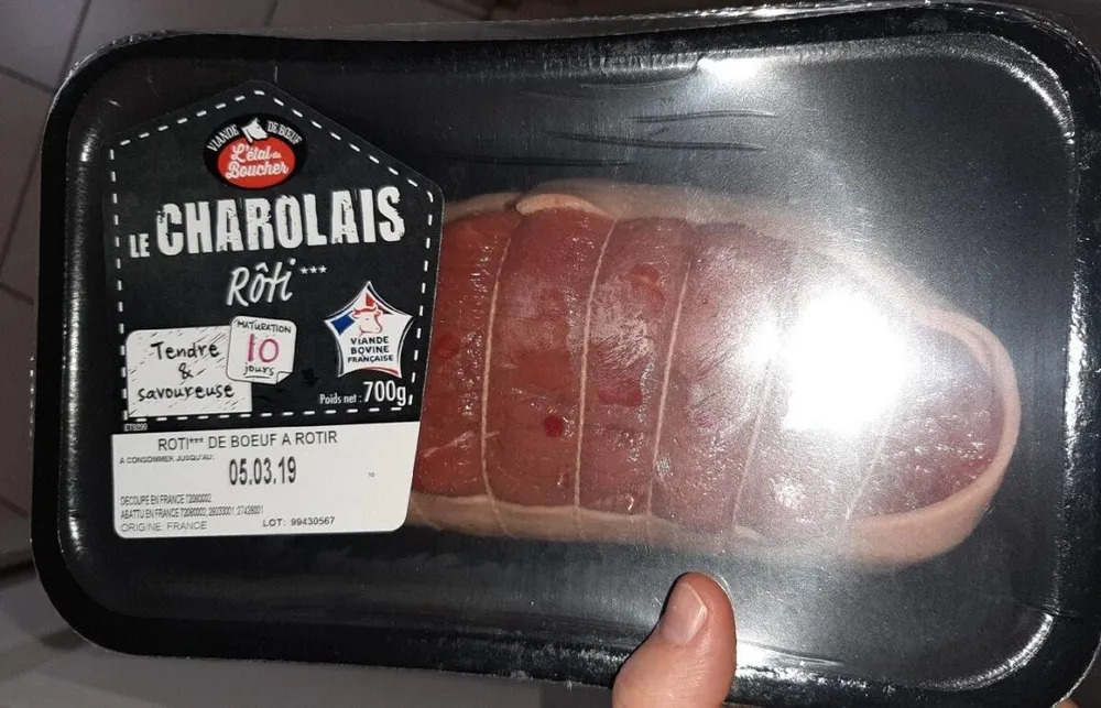Le charolais roti