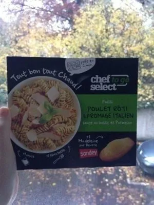 Fusilli poulet roti & fromage italien