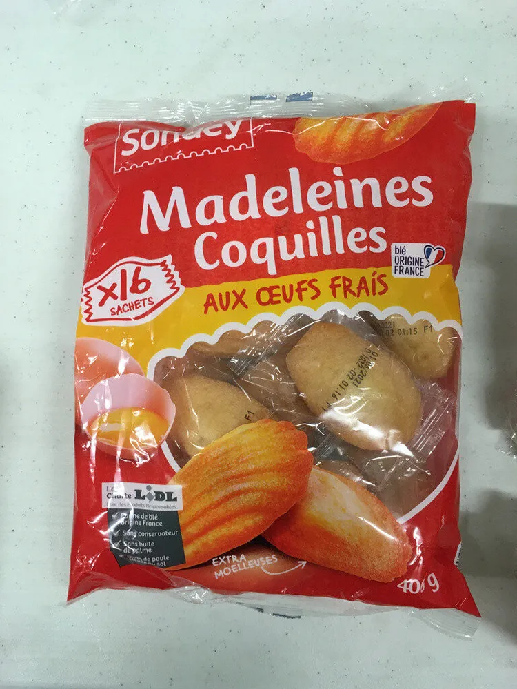 Madeleines coquilles