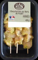 3 Brochettes de Filet de Poulet citron