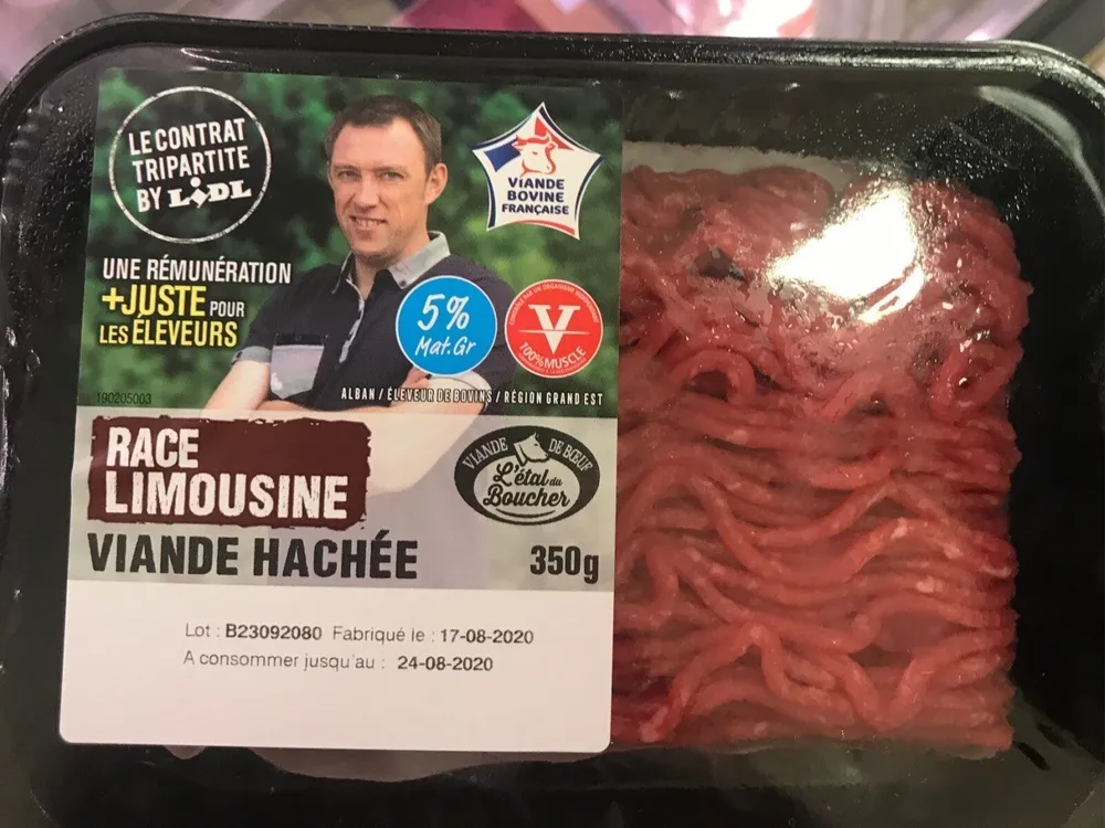 La limousine viande hachée pur boeuf lidl