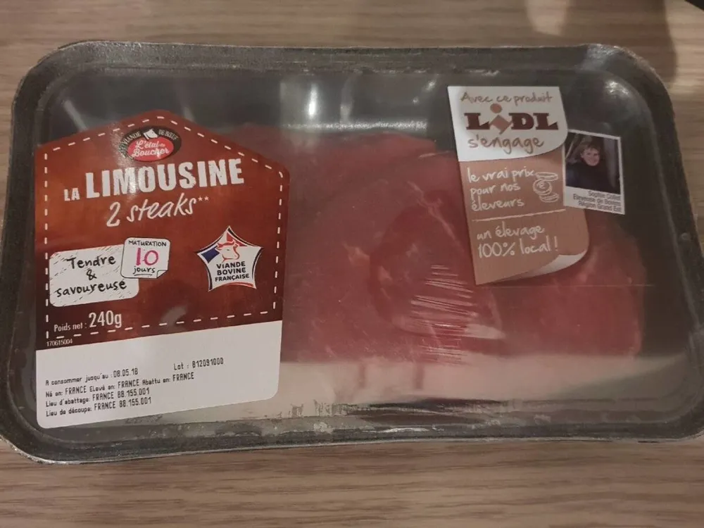 2 steaks de boeuf