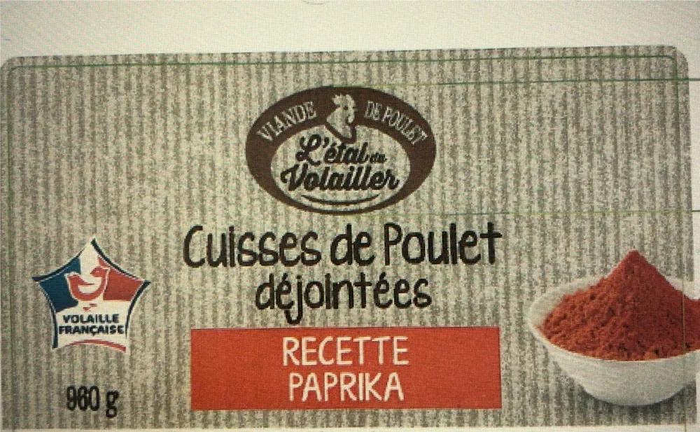 Etal du volailler