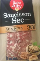 Saucisson Sec aux noix. Wurst