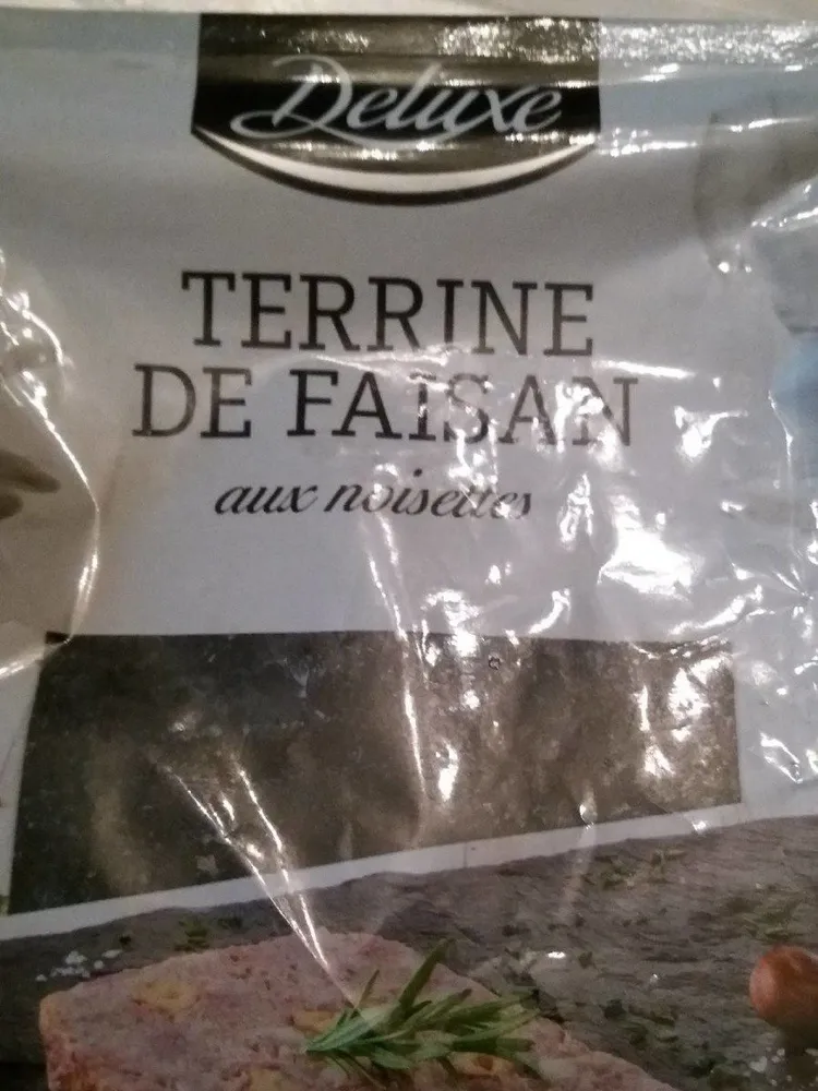 Terrine de faisan aux noisettes