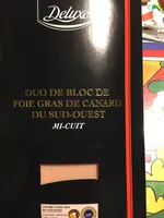 Duo de Bloc de Foie Gras de Canard du Sud-Ouest Mi-Cuit