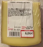 Fromage appenzeller doux