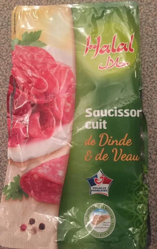 Saucisson cuit  halal