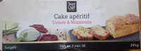 Cake salé tomate mozza basilic