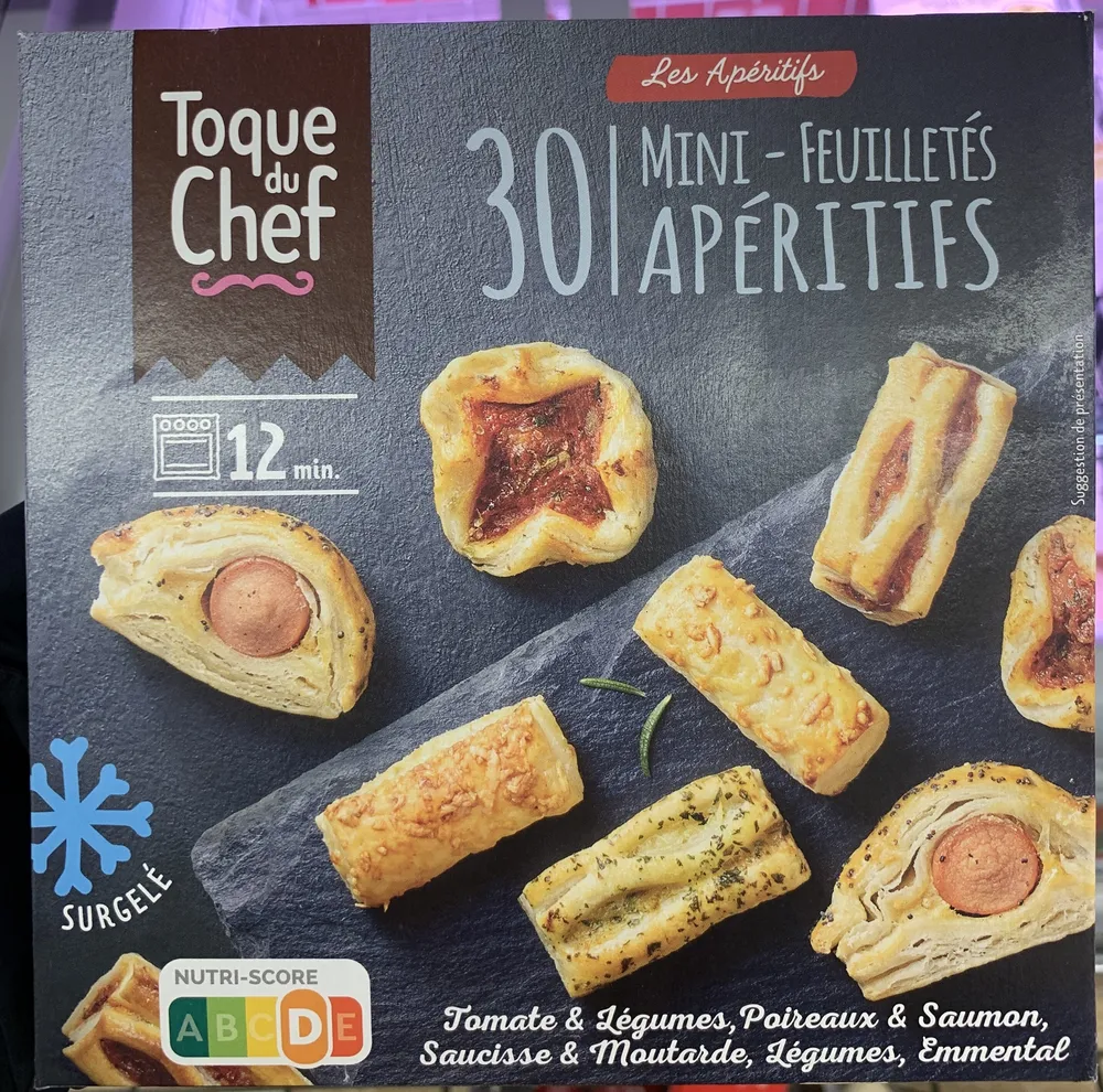 30 mini-feuilletés apéritifs