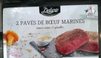 2 pavés de bœuf marines