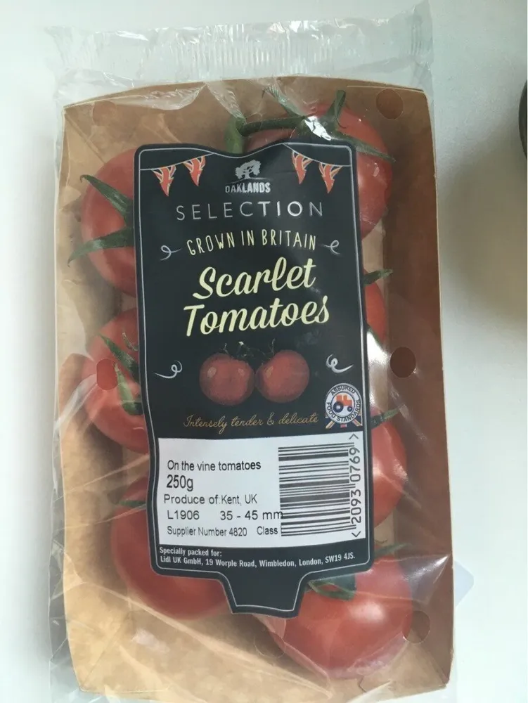 Scarlet tomatoes