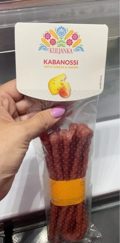 KABANOSSI WITH CHEESE & ONION