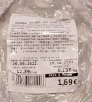 Gouda jeune au cumin
