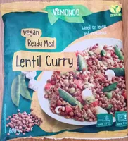 Vemondo Vegan Ready Meal Lentil Curry