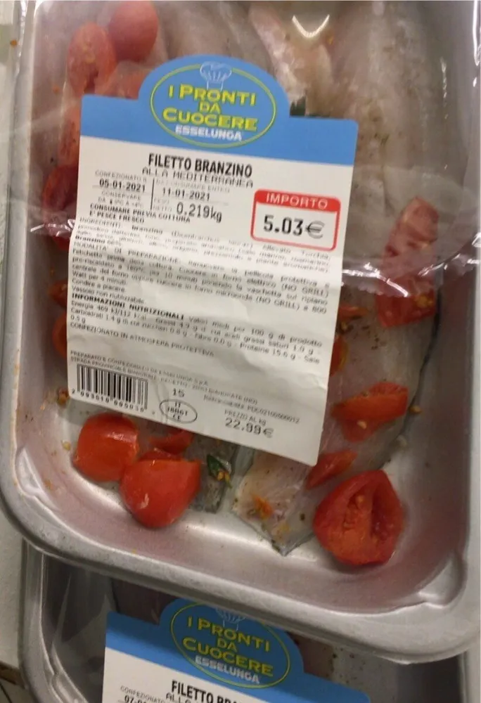 Filetto Branzino alla Mediterranea