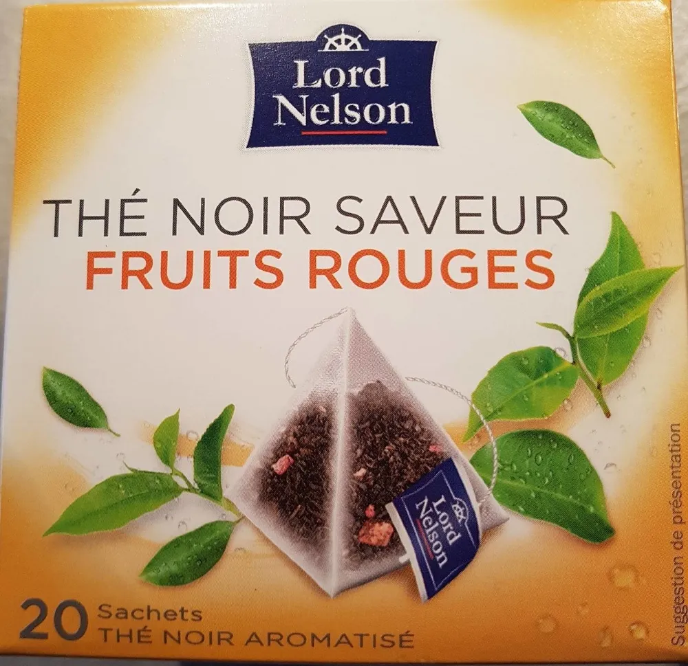 Thé noir saveur fruits rouges