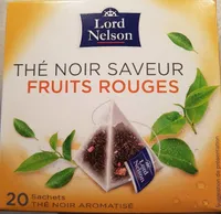 Thé noir saveur fruits rouges