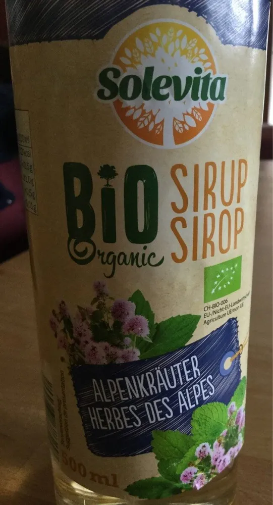 Sirop herbes des alpes
