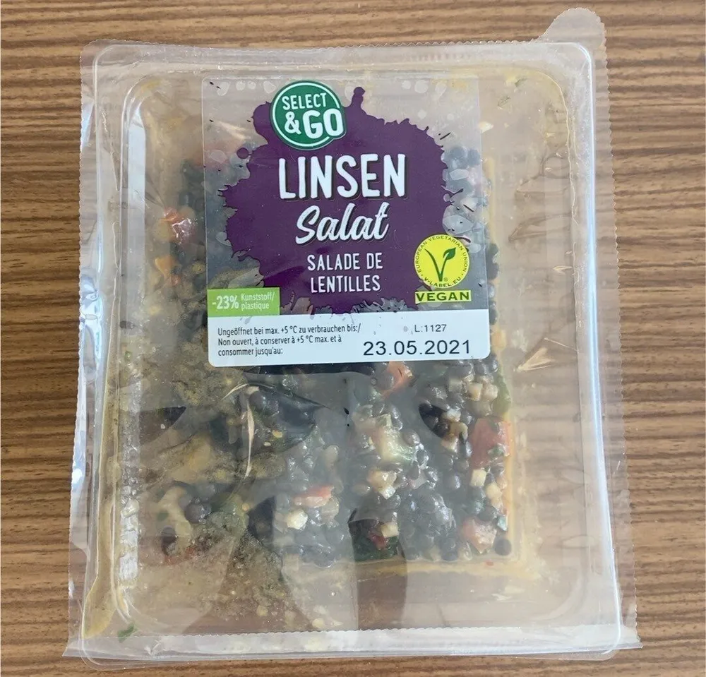 Salade de lentilles