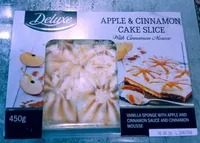 Apple & cinnamon cake slice