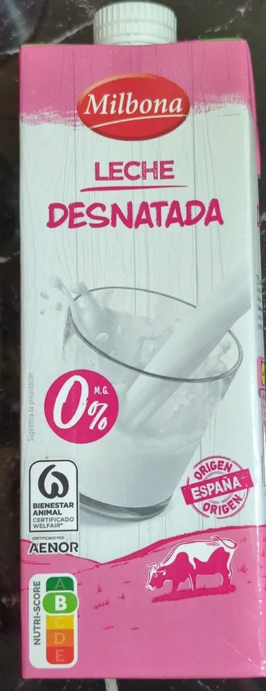 Leche desnatada