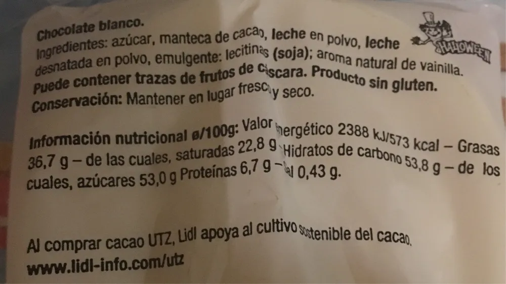 Chocolate blanco