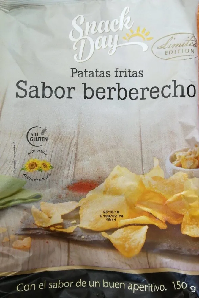 Patatas fritas sabor berberecho
