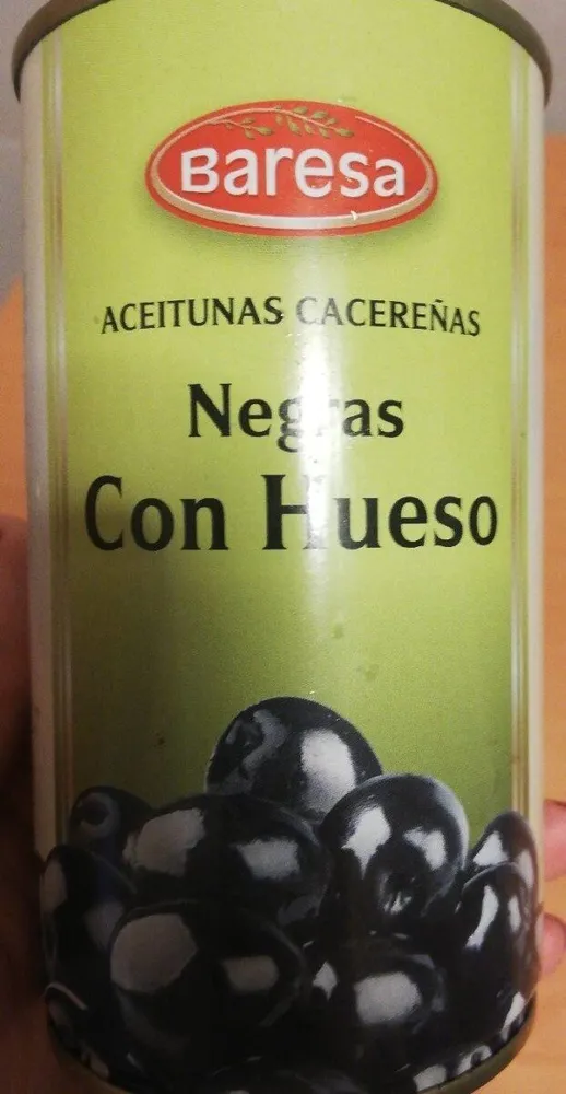 Aceitunas cacereñas negras con hueso
