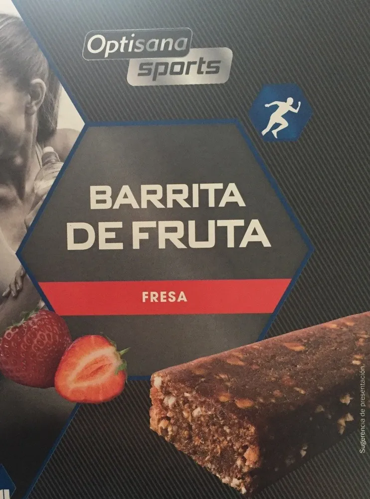 Barrita de fruta (fresa)