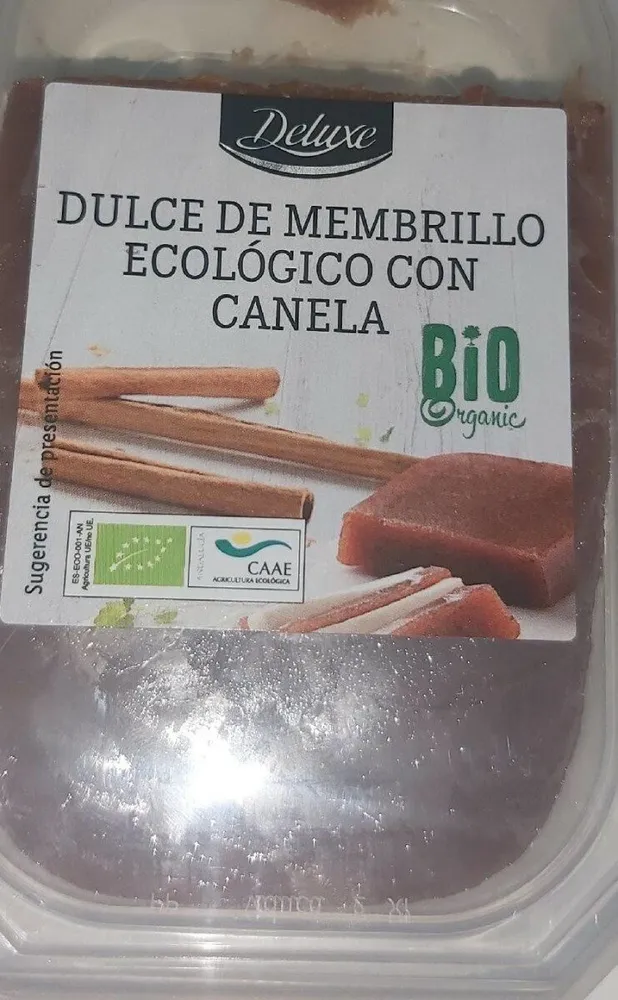 Dulce de membrillo ecológico con canela