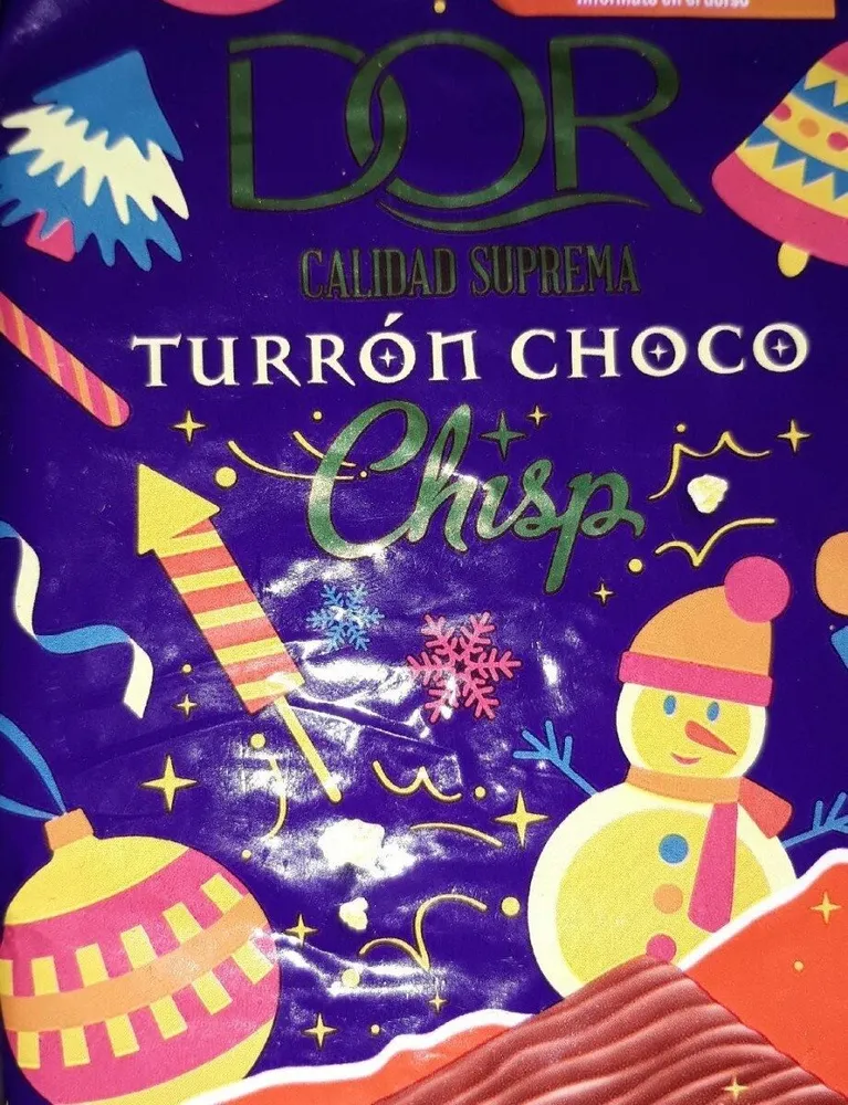 Turrón choco chisp