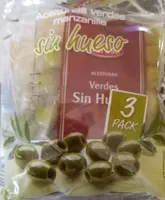 Aceitunas verdes sin hueso