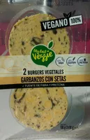 2 Hamburguesas Garbanzos con setas