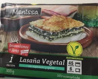 Lasaña espinacas y queso