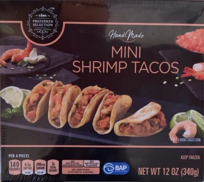 Mini shrimp tacos
