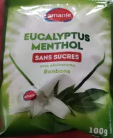 Bonbons eucalyptus menthol avec édulcorants