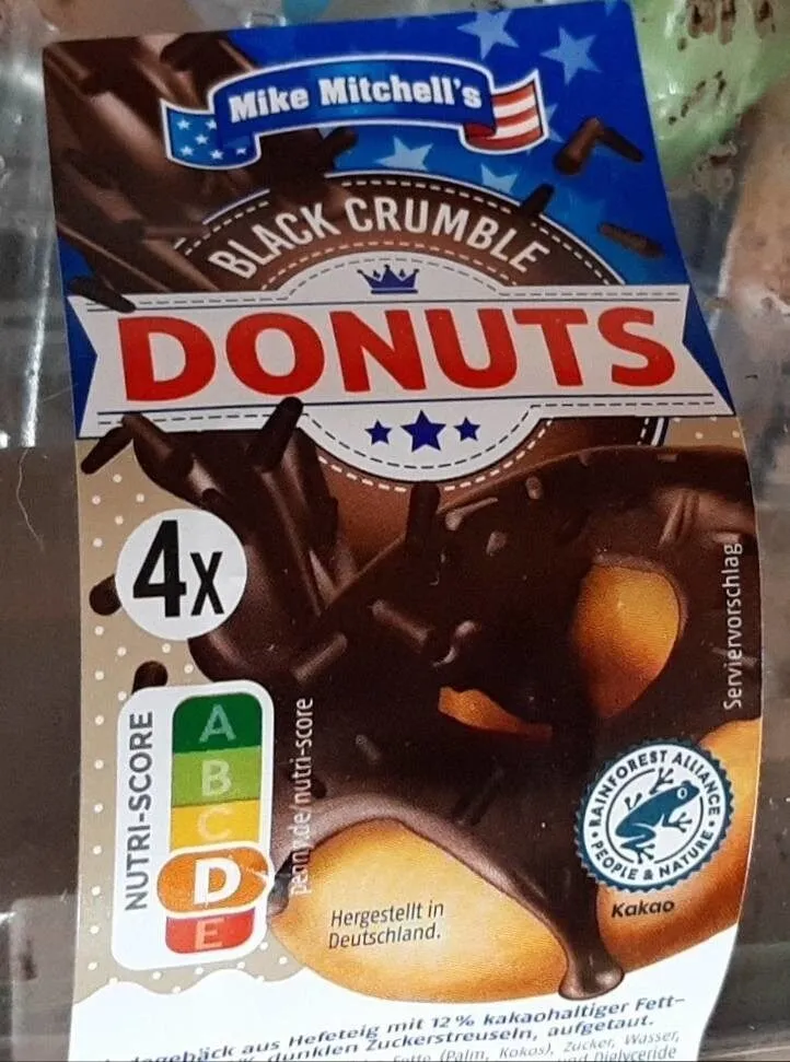Black Crumble Donuts