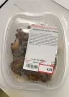 Grinottes poulet indien